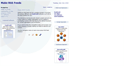 Desktop Screenshot of make-rss-feeds.com